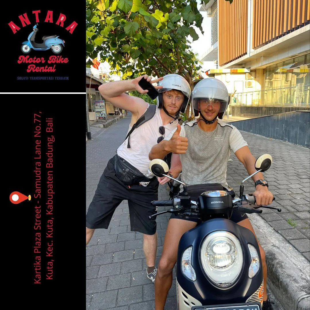 testimoni sewa motor di antara rental, Kuta, menawarkan berbagai pengalaman sewa motor di Kuta.